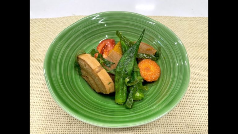 夏野菜の揚げびたし　ひまわり健康料理教室