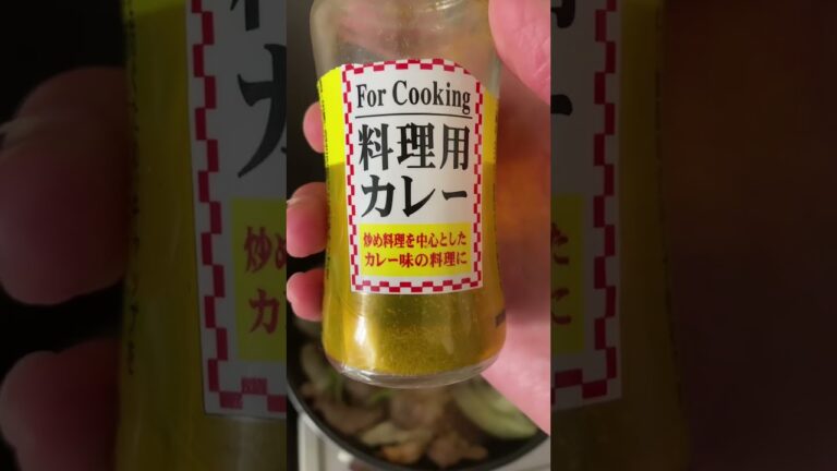 カレー風味の肉野菜炒め