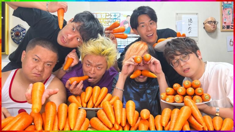 【文vs理】45分でニンジンたくさん食べた方が勝ち対決！