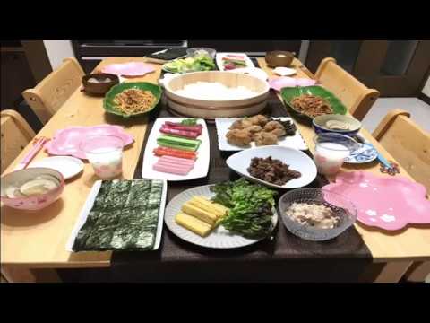 2018/3/3 夕飯【雛祭りごはん】