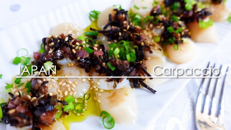 【刺身簡単アレンジ  】料理研究家が教えるJAPANカルパッチョ