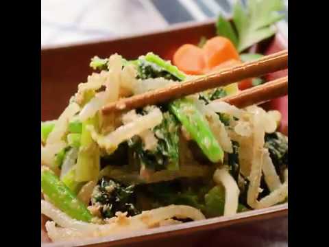 お弁当にも。胡麻が香る彩り野菜 副菜の王様 ほうれん草の胡麻和え ｜ moguna[モグナ]