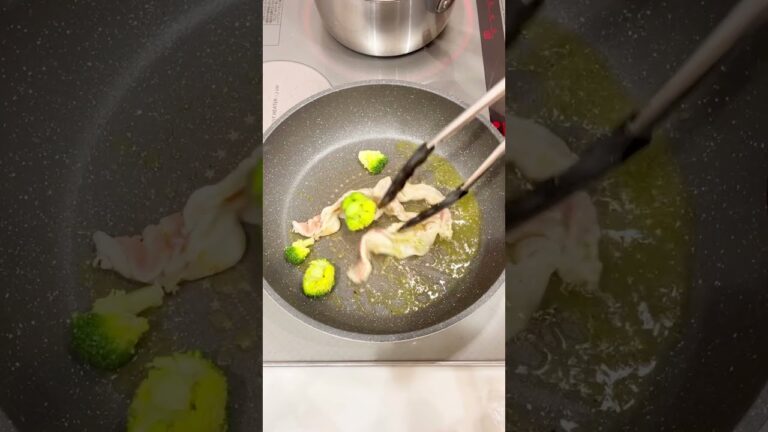 彩り野菜の洋風豚肉丼を作ってみた！#Shorts