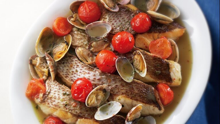 簡単！鯛のアクアパッツァ