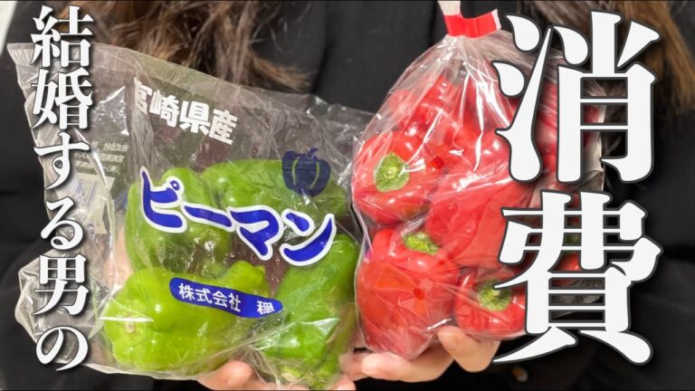 【ピーマン大量消費】結婚するサラリーマンのピーマン2袋使い切りレシピ【二人暮らし】