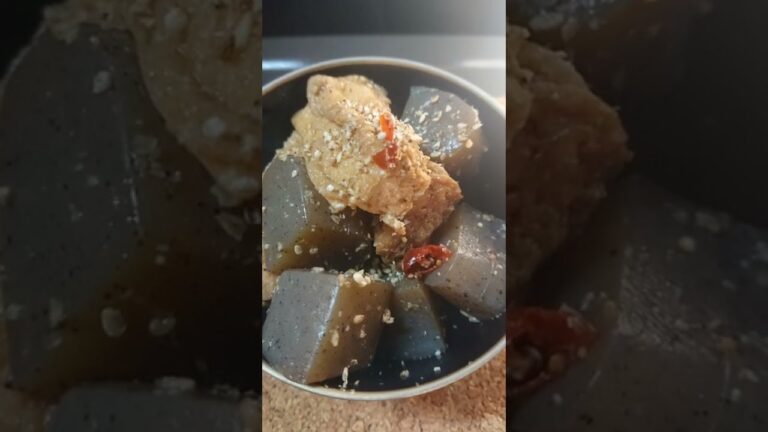 蒟蒻と厚揚げの胡麻和え炒め! #shorts