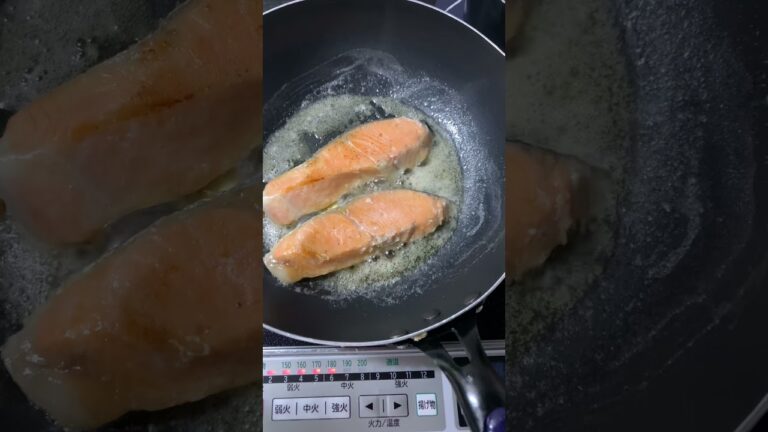 鮭のバターソテー。