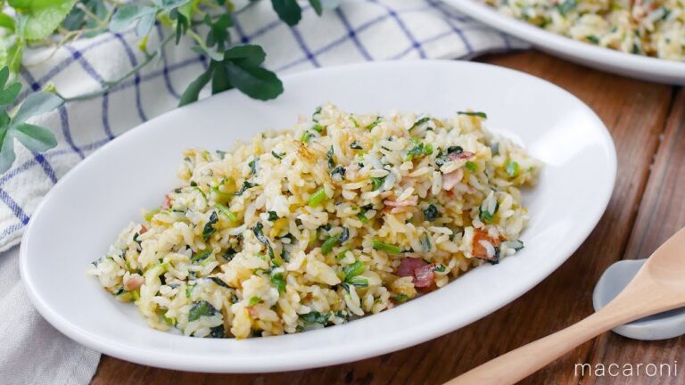 【ほうれん草のバター醤油チャーハン】野菜たっぷり！栄養満点レシピ♪｜macaroni（マカロニ）