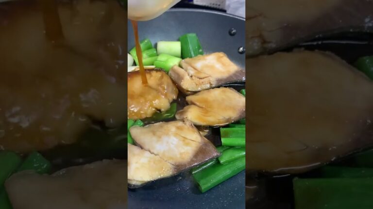 【簡単パパ飯】とろっと旨ダレ。ブリの照り焼き#shorts