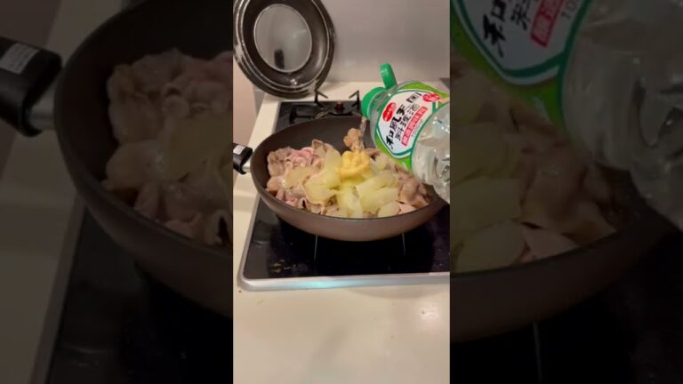 25kg痩せた時に食べてた豚バラの生姜焼き🥰