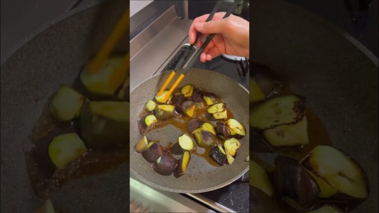 ＼作り置きにも／照り焼き茄子 レシピはコメント欄に記載 #shorts