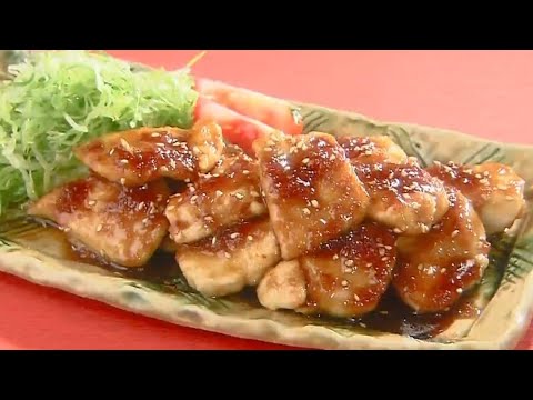 鶏むね肉のにんにく照り焼き