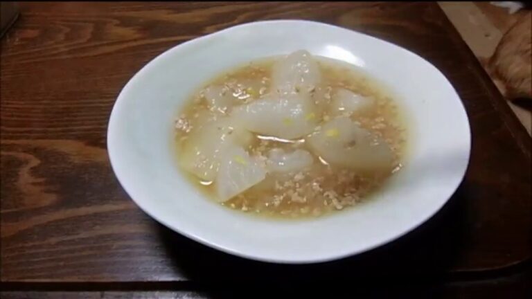 蕪の鶏そぼろあんかけ　Japnese stndard food