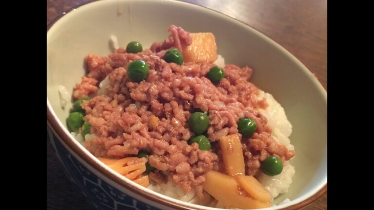 「そぼろあんかけ」作り方