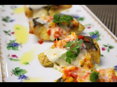 アジのカラフルチーズ焼き