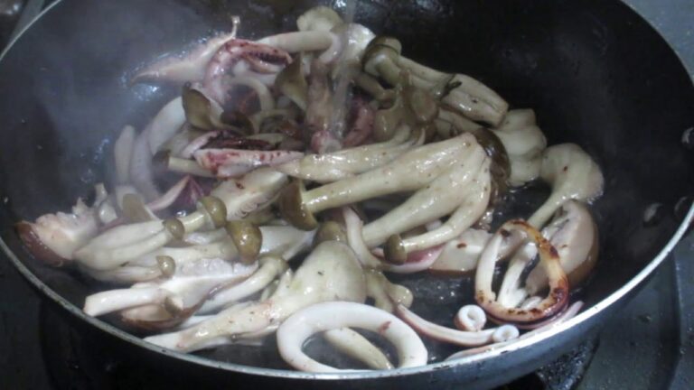きのことイカのバター炒め　簡単男料理！これはうまい１品　おかげclub