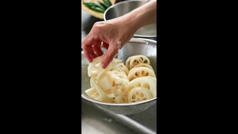 【作り置き】レンコンのだし煮 #Shorts