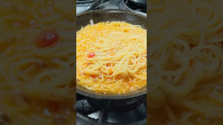 和食料理人が作る【夏野菜の和風パスタ】　カツオ出汁が決め手？！大葉とミョウガであっさりサッパリ☆