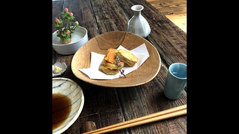 旬のタケノコを天ぷらに！　若鶏と筍のはさみ揚げ ｜和食のレシピ集