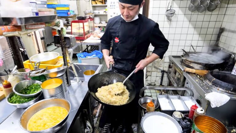 唐揚げ炒飯！鬼売れ餃子！爆量の仕込みが凄い北陸の町中華・食堂４選丨Egg Fried Rice-Wok Skills In Japan