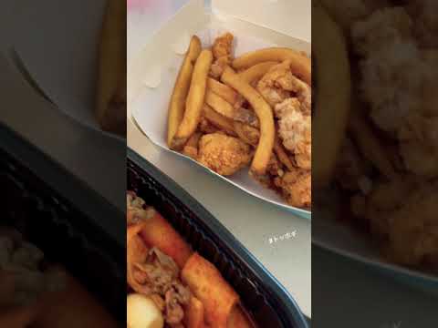 韓国料理、トッポギとチキン❗️