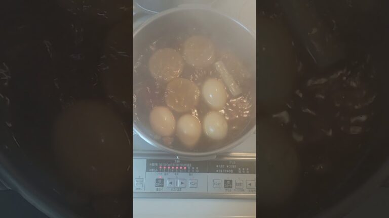 おうちごはん🏠🍚煮玉子と、しみしみ大根😋