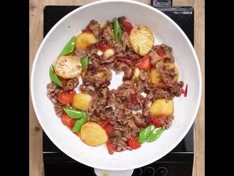 塩味でさっぱりボリューム満点 美味！ 牛肉と野菜のにんにく炒め ｜ moguna[モグナ]