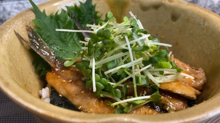 【料理レシピ】 イワシの蒲焼 / Sardine Kabayaki