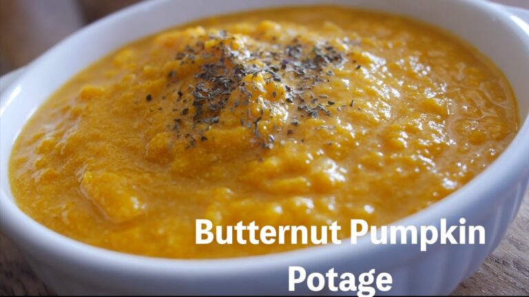 歯ごたえ抜群、満腹中枢を刺激するバターナッツかぼちゃポタージュの作り方