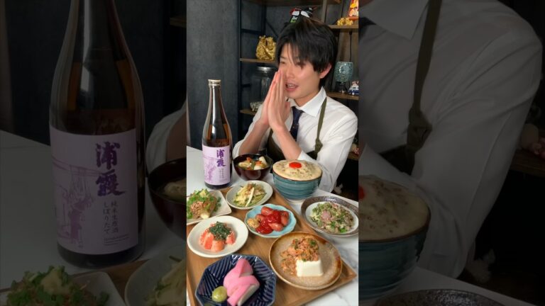 仕事終わりに納豆のうまいやつ定食作ってみたっす✨#shorts