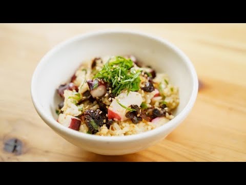 混ぜるだけで簡単！あさり佃煮とタコの混ぜご飯の作り方！