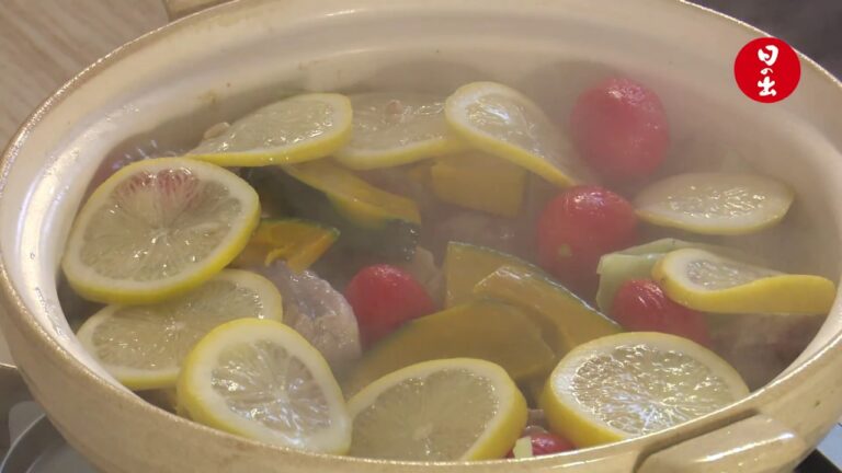 豚肉のさっぱりレモン鍋