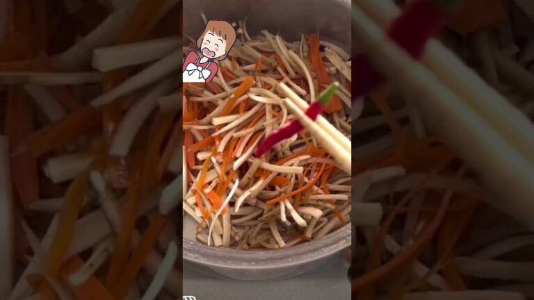 食べたくなるよね【きんぴらごぼう】お弁当の副菜に作り置きで！　#shorts  #bento  #弁当おかず  #きんぴらごぼう