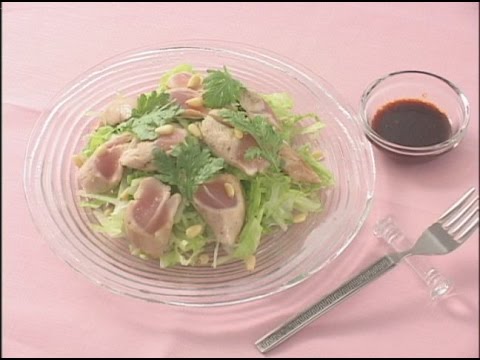料理レシピ-【韓国風鶏ささみサラダ】｜ナスラックKitchen