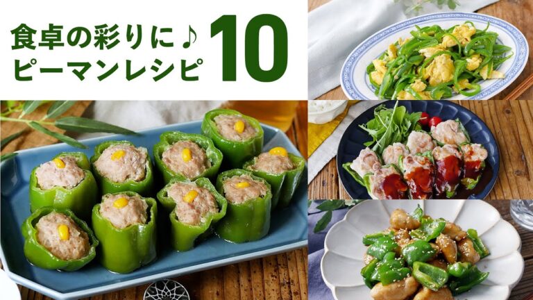 【ピーマンレシピ10選】肉詰めや炒め物など！主菜や副菜いろいろ♪｜macaroni（マカロニ）