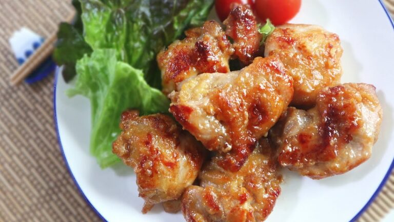 Garlic teriyaki chicken thighs.(Garlic teriyaki sauce recipe) にんにく照り焼きチキンの作り方(レシピ)