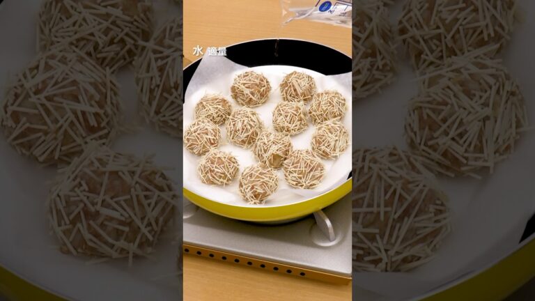 【1束だけ余っちゃったら】そうめんシュウマイ #shorts