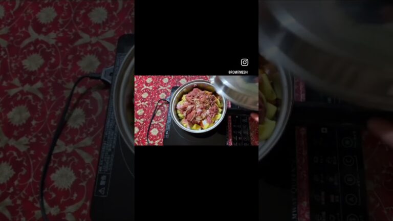 無水鍋で一発肉じゃが‼︎ぶちこみ料理だぜ #料理 #ズボラ料理 #料理動画 #ずぼら飯