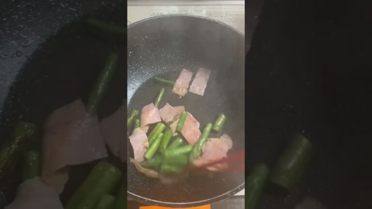 アスパラベーコン🥓炒めるだけ＃アスパラベーコン#3児ママ #看護師 #asmr #ズボラ主婦 #おべんとう