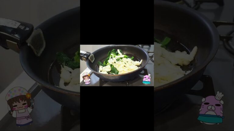 【冷凍保存】お弁当用のおかずほうれん草とシラス炒め作ってみた【副菜】