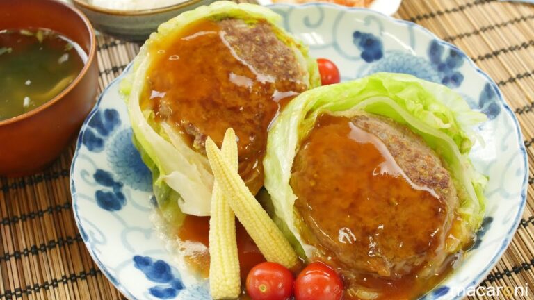 まさかの大胆アレンジ！ まるごと レタスの 肉詰め 甘酢 あんかけ のレシピ 作り方