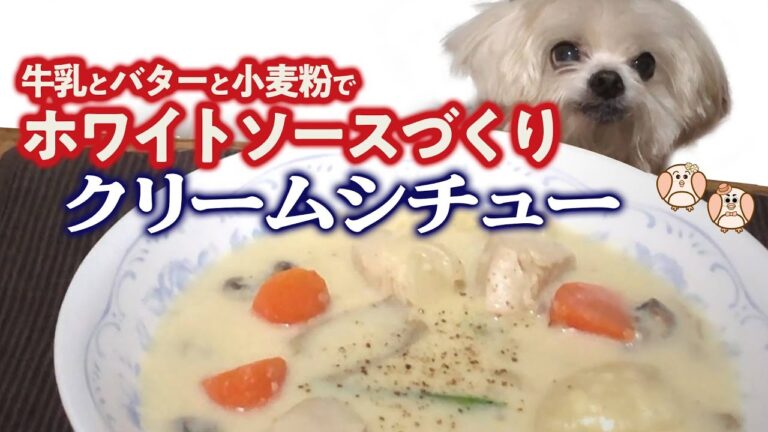 ホワイトソースでクリームシチュー　〜牛乳とバターと小麦粉でベシャメルソースの作り方〜