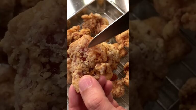 【チキン好きに見てほしい🍗🧀】ザクザク旨辛唐揚げ#shorts