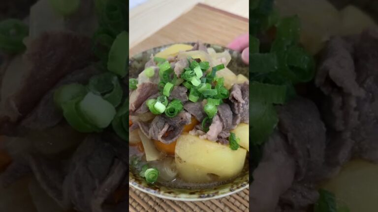 【簡単パパ飯】お出汁たっぷり。基本の肉じゃが#shorts