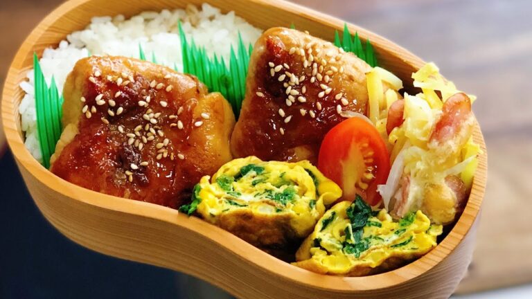 【お弁当作り・チーズはんぺん肉巻き弁当】ENG sub lunch bento box 魚の栄養を簡単に撮れちゃう♪