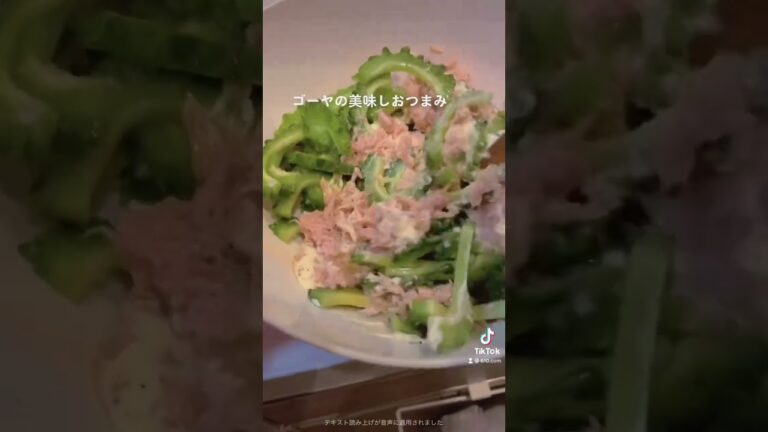 ゴーヤのおつまみレシピ