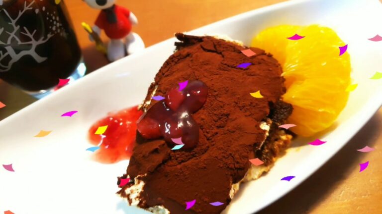 クリームチーズとカステラでティラミスる