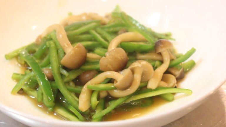 ピーマンとシメジの中華炒め【簡単】