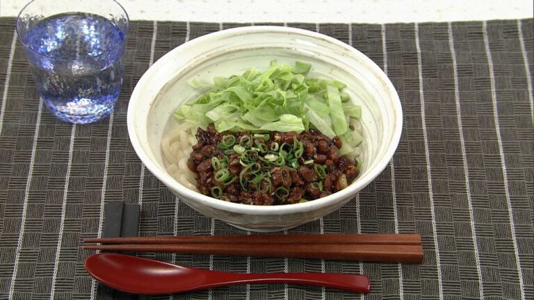 【DAIGOも台所】納豆肉みそうどん｜ネバネバ食材レシピ
