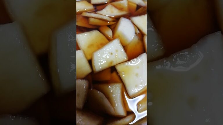カブのポン酢漬け　だし醤油も入れて